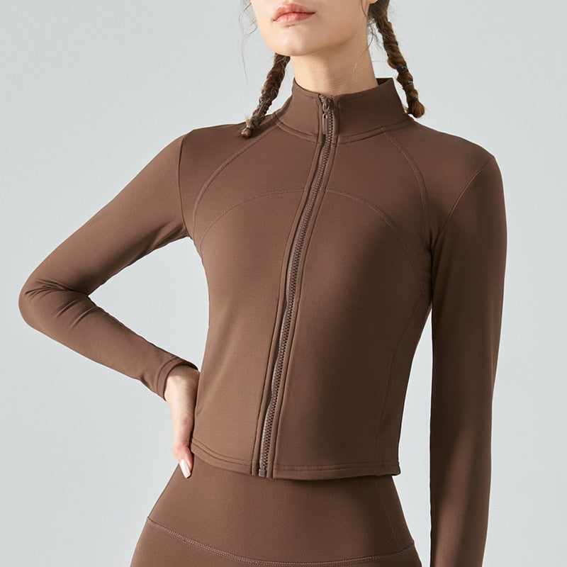 women's jacket brown