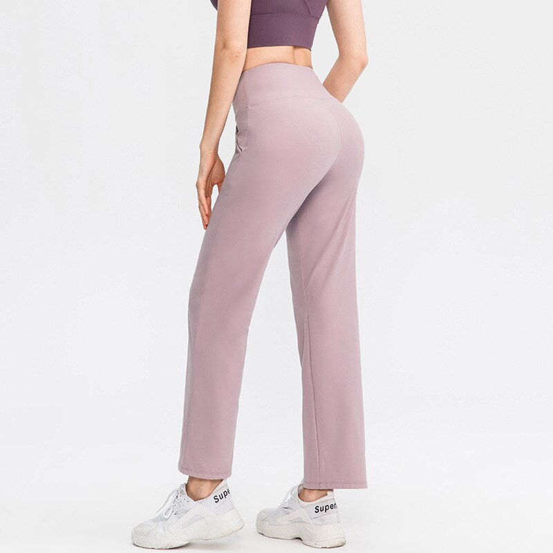 women's pants back lightpink